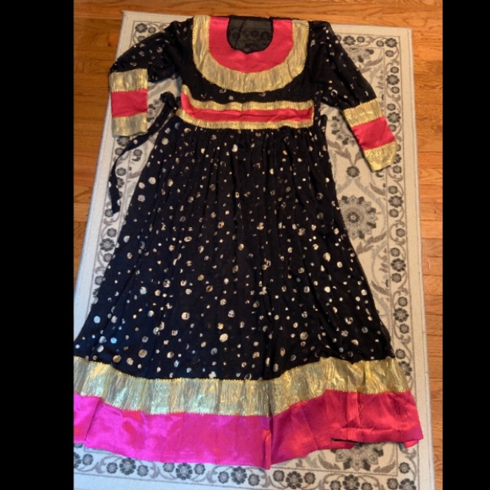 Afghan kuchi dress- see through